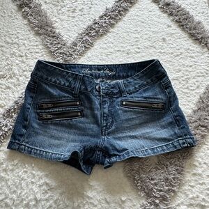 American eagle denim jean shorts